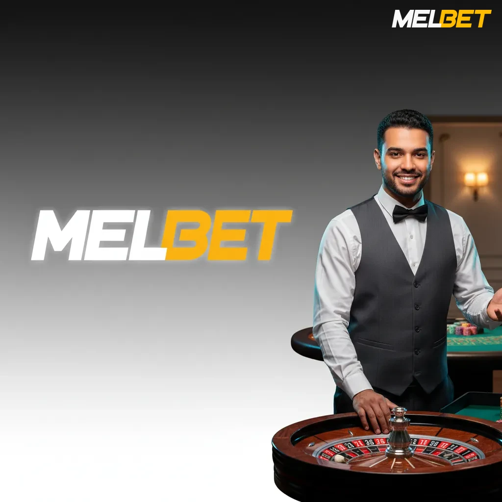 Live Casino Melbet para o Brasil: crupiê em estúdio com roleta, blackjack, bacará e game shows em streaming HD no celular.