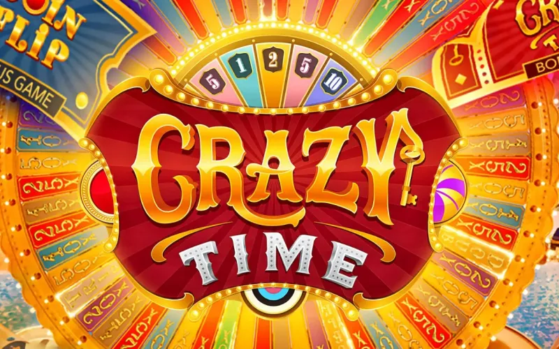 Participe do show de prêmios ao vivo com o Crazy Time na Melbet.