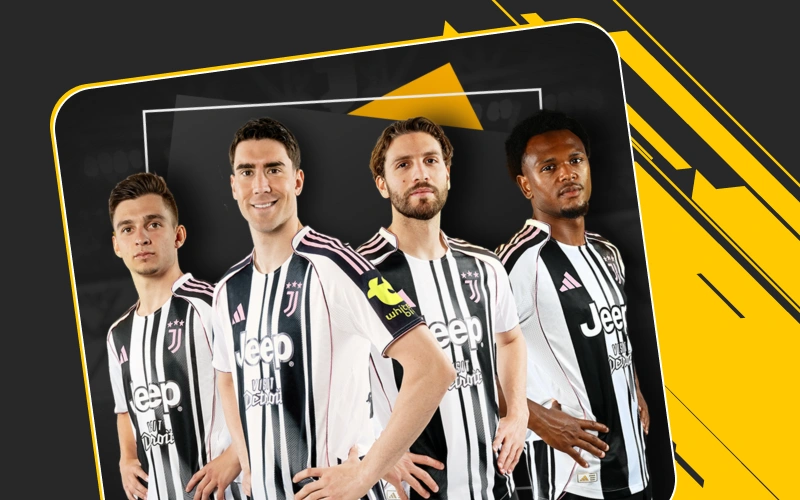 A Melbet é a parceira oficial de apostas da Juventus.