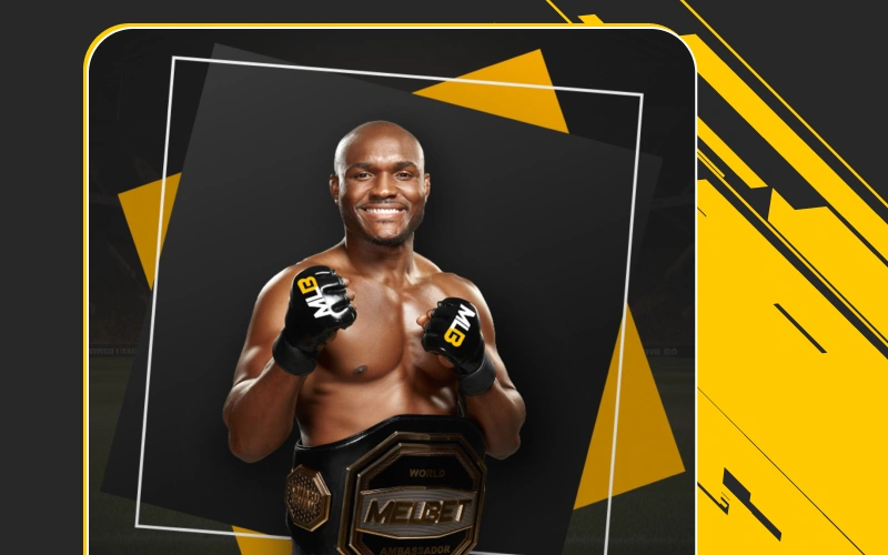 Kamaru Usman apoia o crescimento da marca Melbet nos mercados africanos.