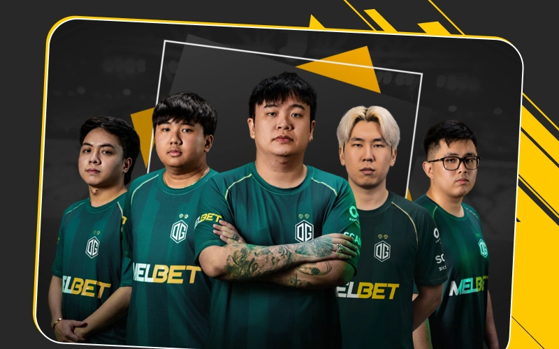 A OG Esports é a parceira oficial de apostas da Melbet.