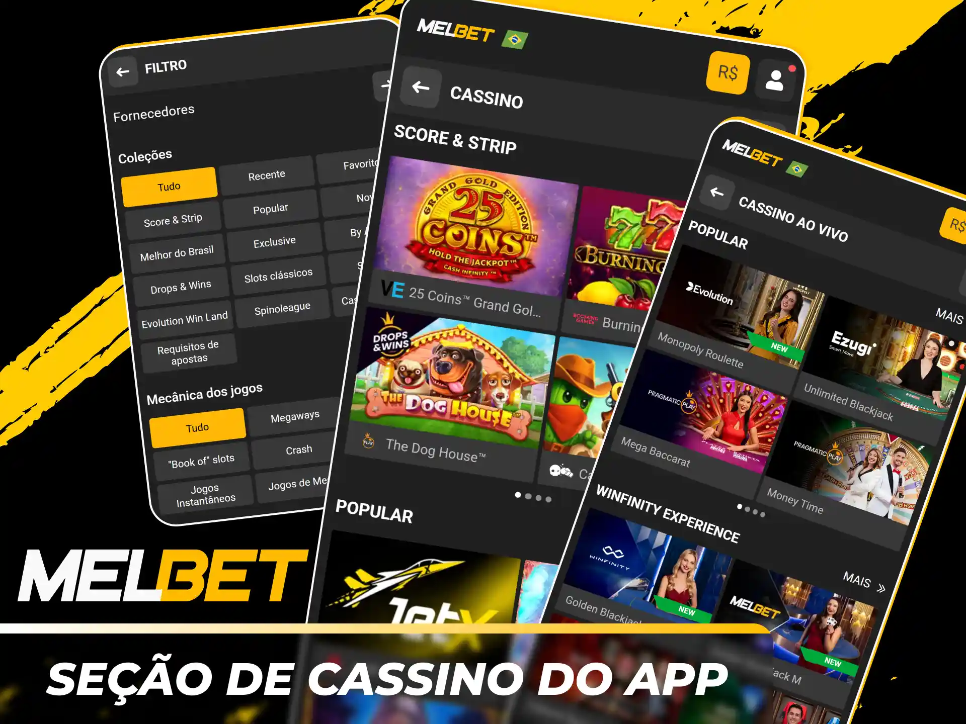 Jogue slots e jogos de crash pelo aplicativo Melbet oficial.