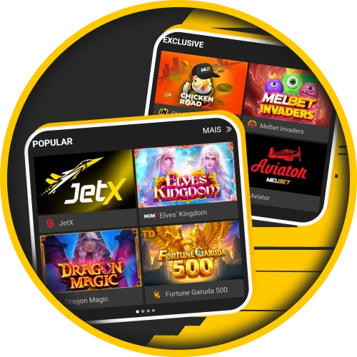 Jogue slots e crash games totalmente em português na Melbet oficial.